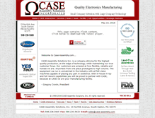 Tablet Screenshot of case-assembly.com